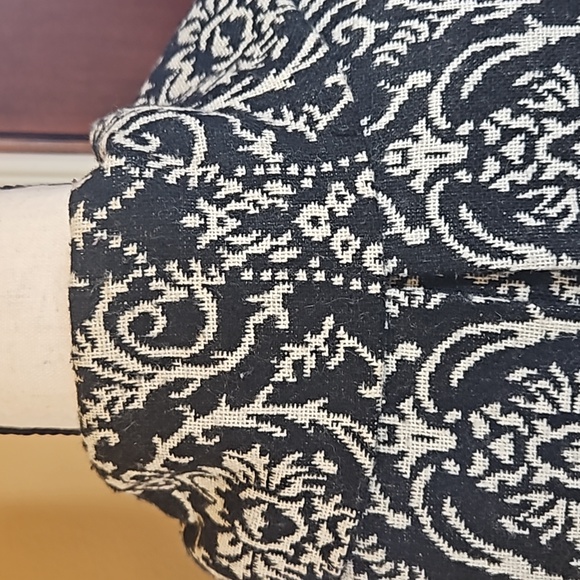 TWENTYONE BLAZER ZIPER BLACK WHITE DESIGN M MEDIUM TWENTY ONE FOREVER 21 - Picture 8 of 11